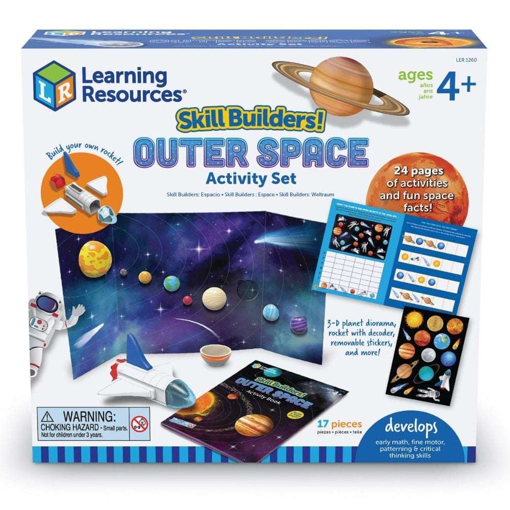 Learning Resources - Skill Builders! Outer Space Educational Science Activity Kit