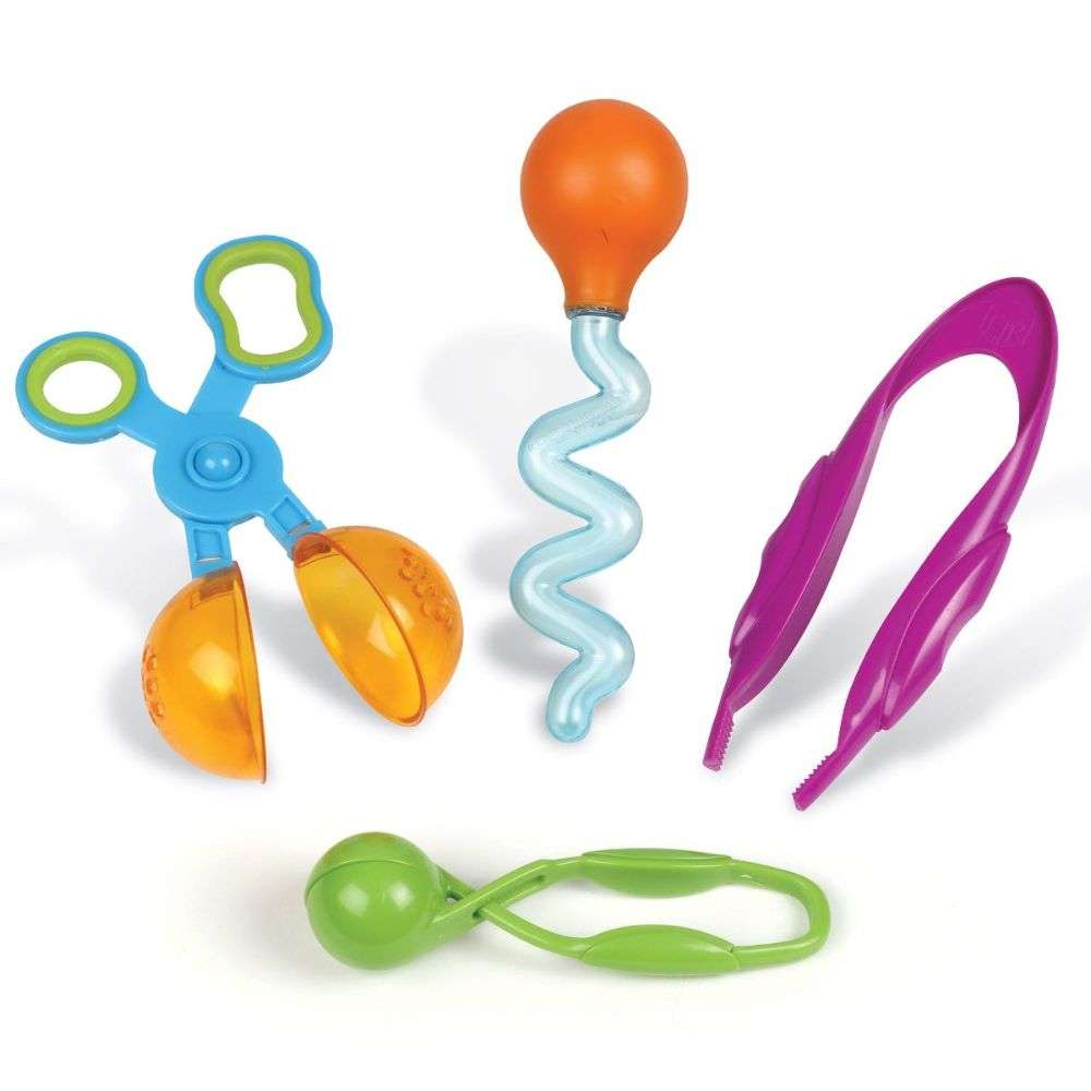 Learning Resources - Helping Hands - Fine Motor & Sensory Play Tools Classroom Set
