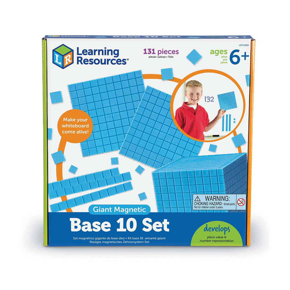 Learning Resources - Giant Magnetic Base Ten Set: Classroom Maths Resources