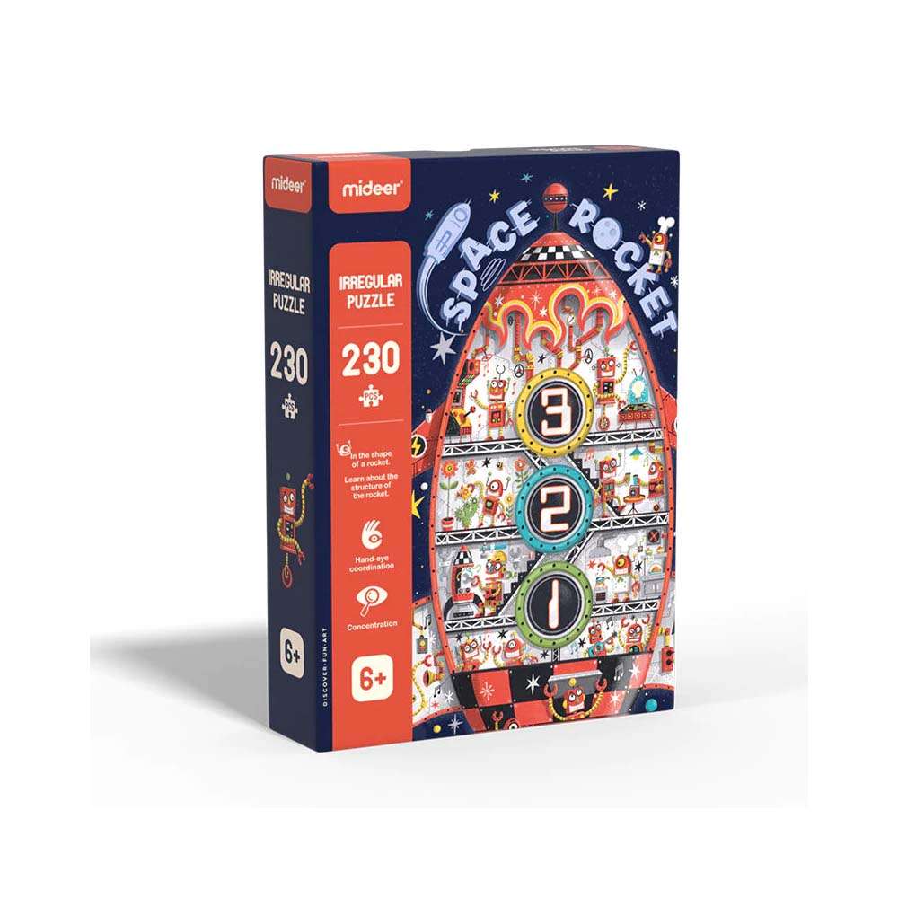 Mideer - Irregular Puzzle Space Rocket