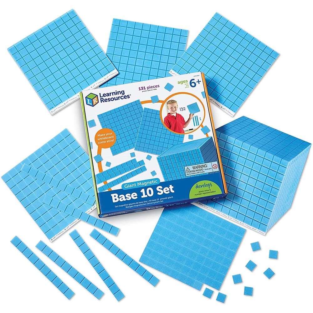 Learning Resources - Giant Magnetic Base Ten Set: Classroom Maths Resources