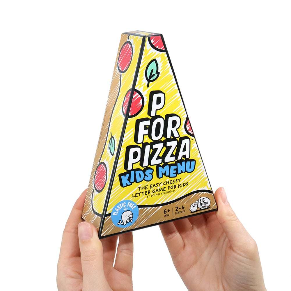 Big Potato Games - P for Pizza - Kids Card Game - 2-4 Players