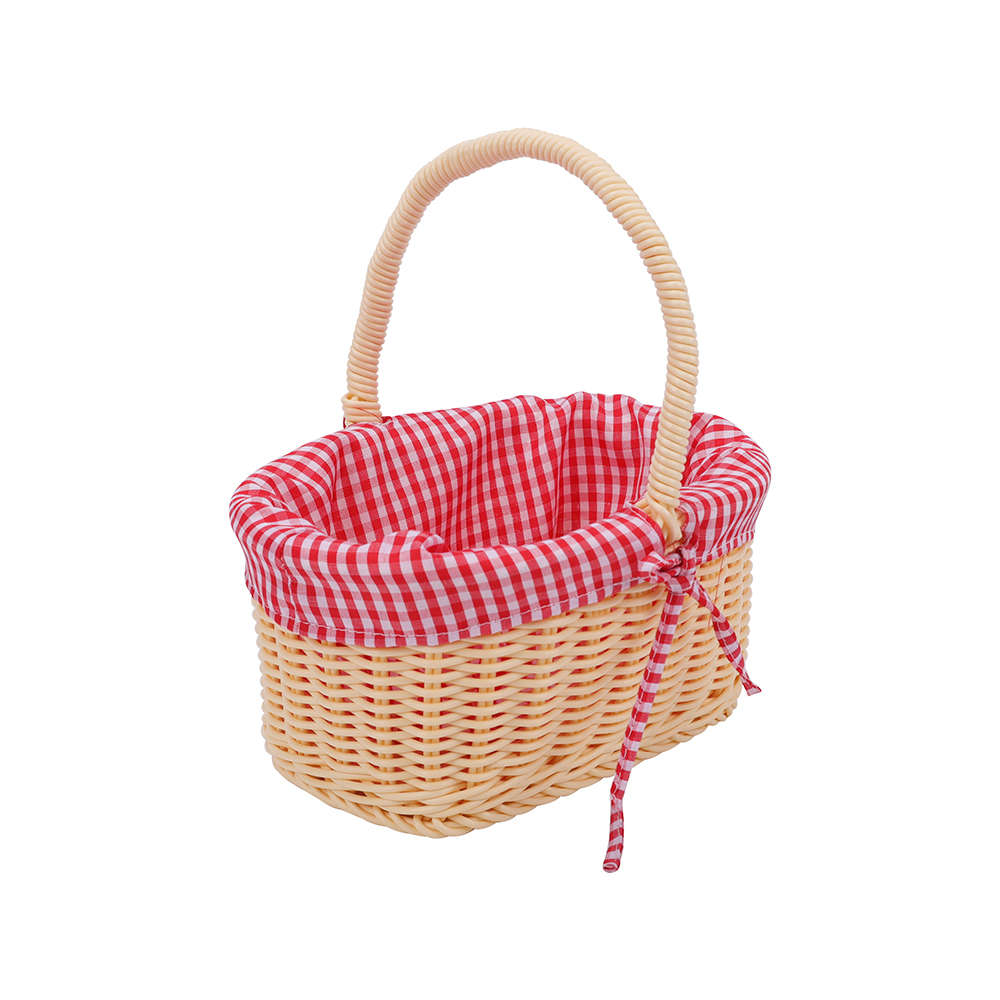 TookyToy - Pretend Play Wooden Picnic Basket Toy Set