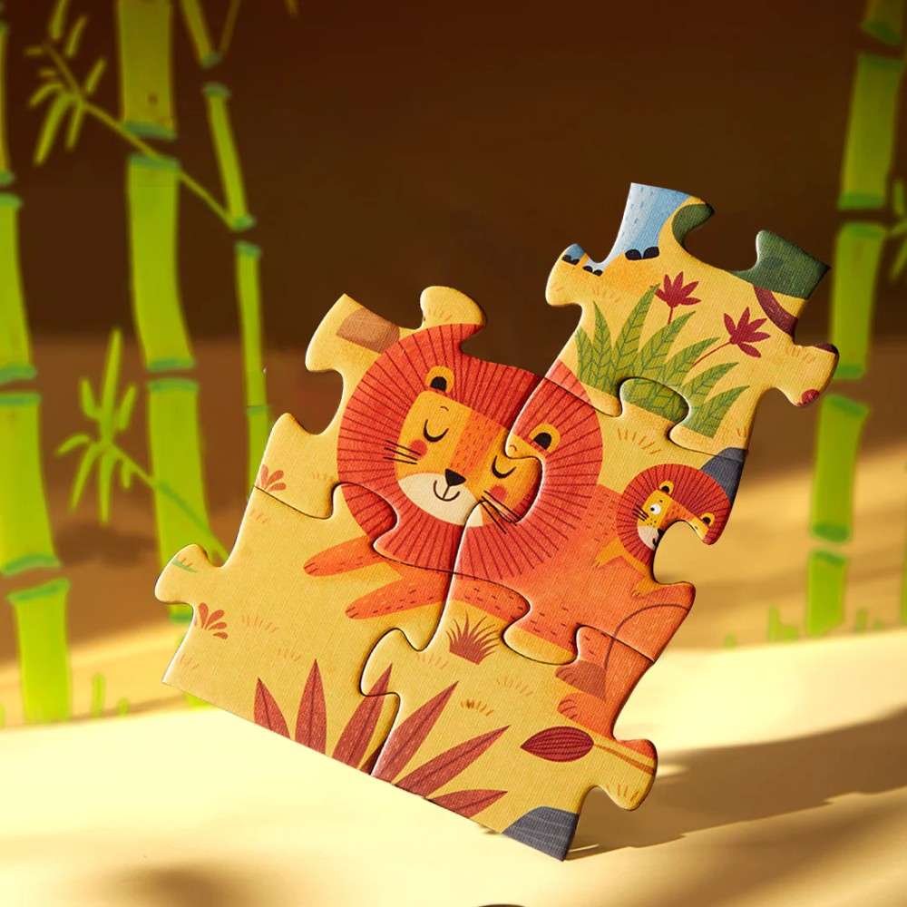Mideer - Level Up Puzzles Set - 4-in-1 - Animals