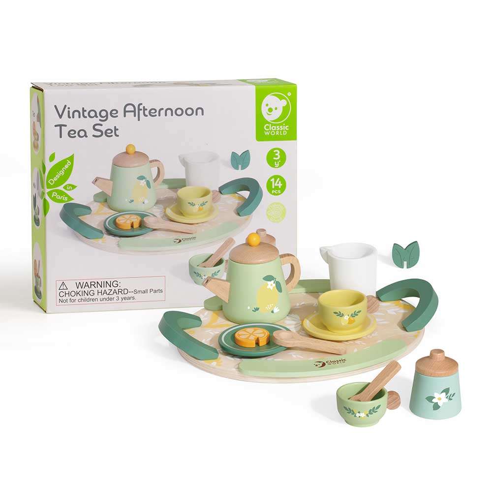 Classic World- Pretend & Play - Vintage Afternoon Tea Set