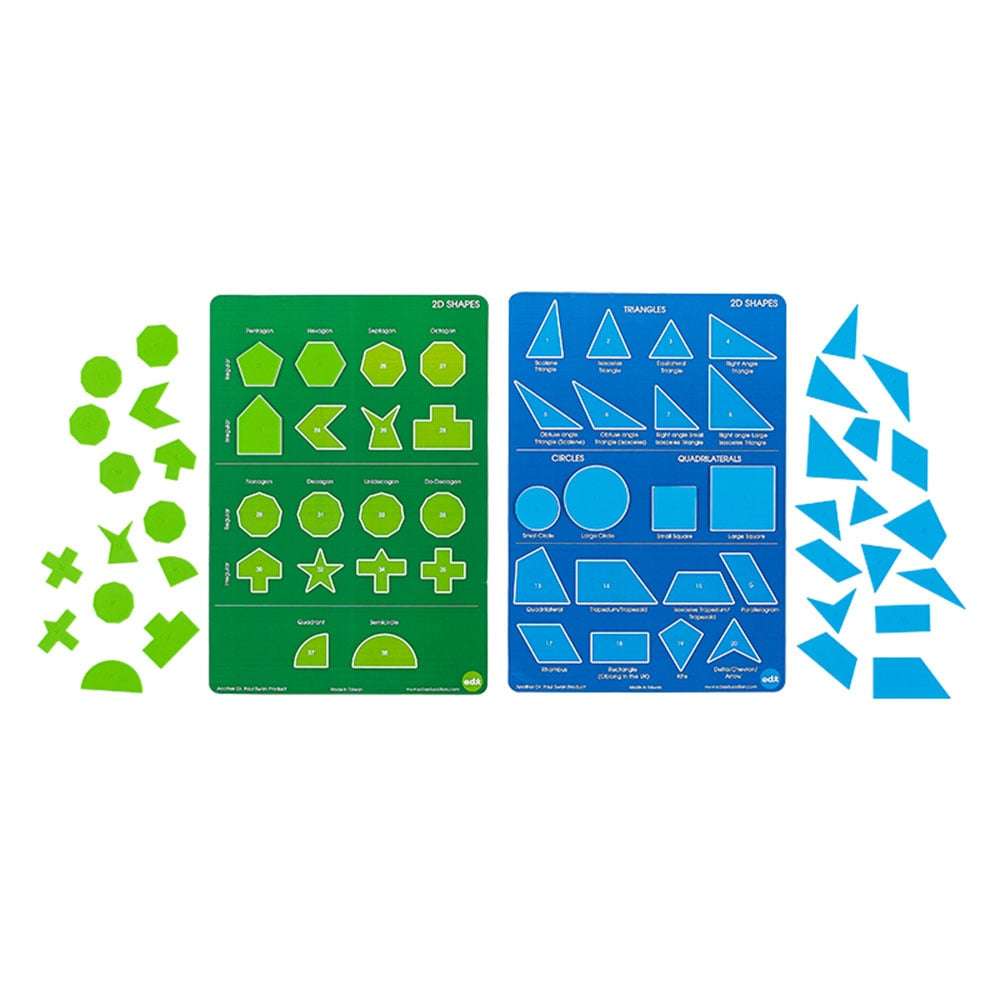 EDX Education - 2D Shape Set - 2D Shapes & Posters