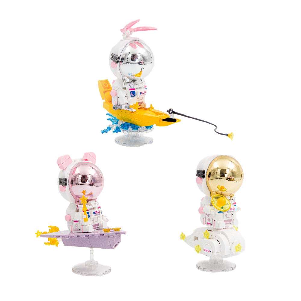 Sluban - Pleyerid - Astronauts - Set of 3