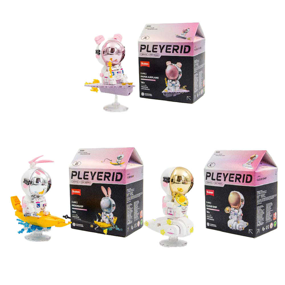 Sluban - Pleyerid - Astronauts - Set of 3