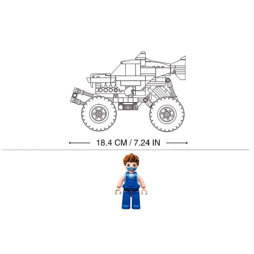 Sluban Building Set: Pull Back PowerBricks - Off Road Vehicle - 273pcs