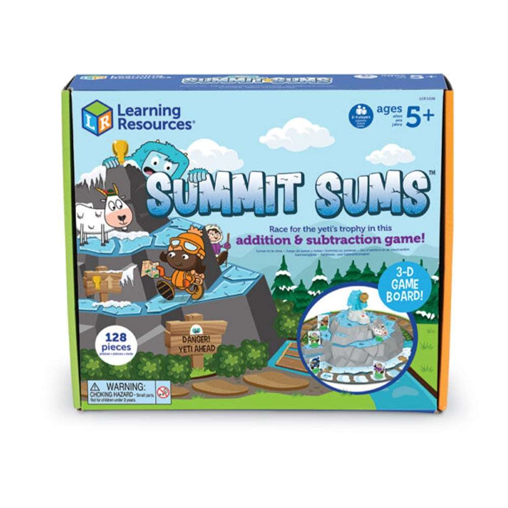 Learning Resources - Summit Sums Addition & Subtraction 3D Board Game