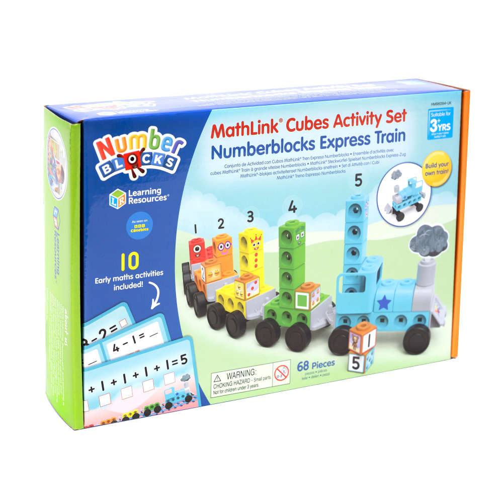 Hand2Mind - MathLink® Cubes Activity Set Numberblocks® Express Train
