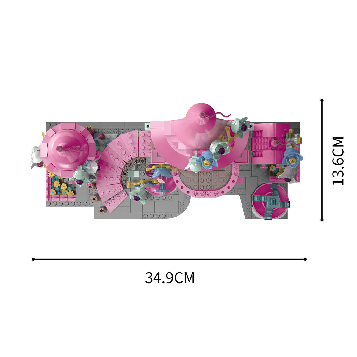 Cogo - Building Block Set - Fairytale Dream Castle - 740 Pieces