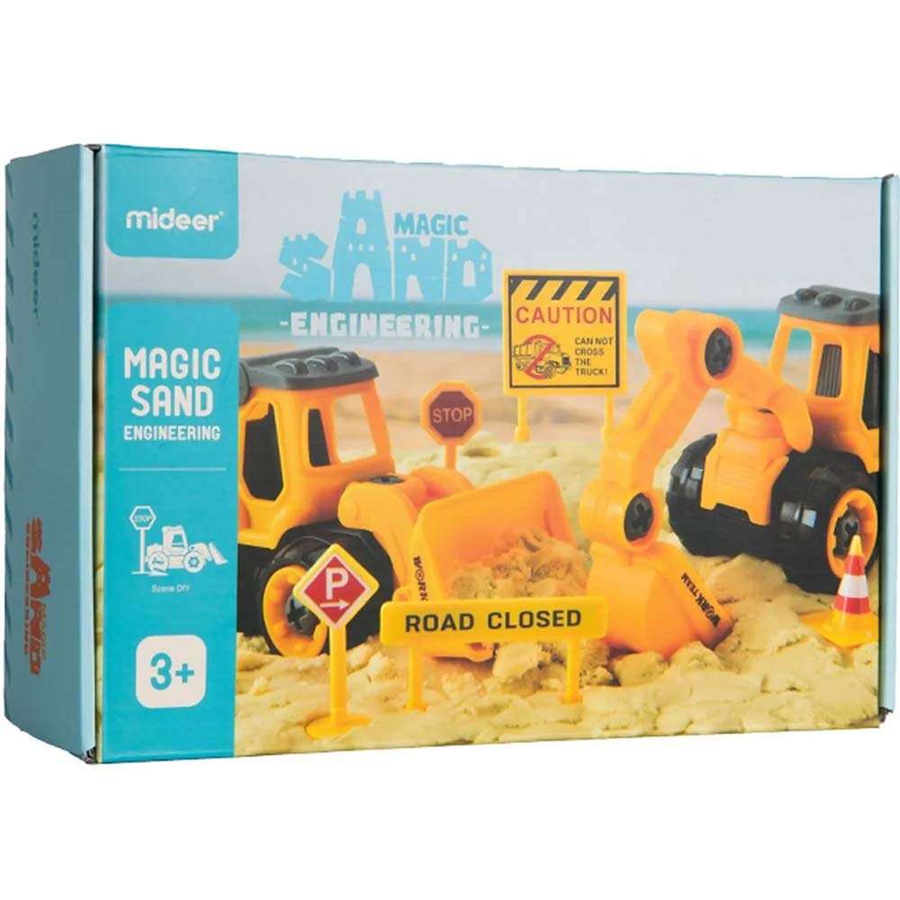 Mideer - Beach & Sand Toy Set - Construction Site - 12 Pieces