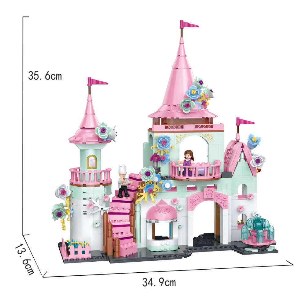 Cogo - Building Block Set - Fairytale Dream Castle - 740 Pieces