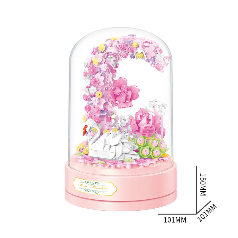 Cogo - Building Block Set - Flower Dome - 566 Pieces