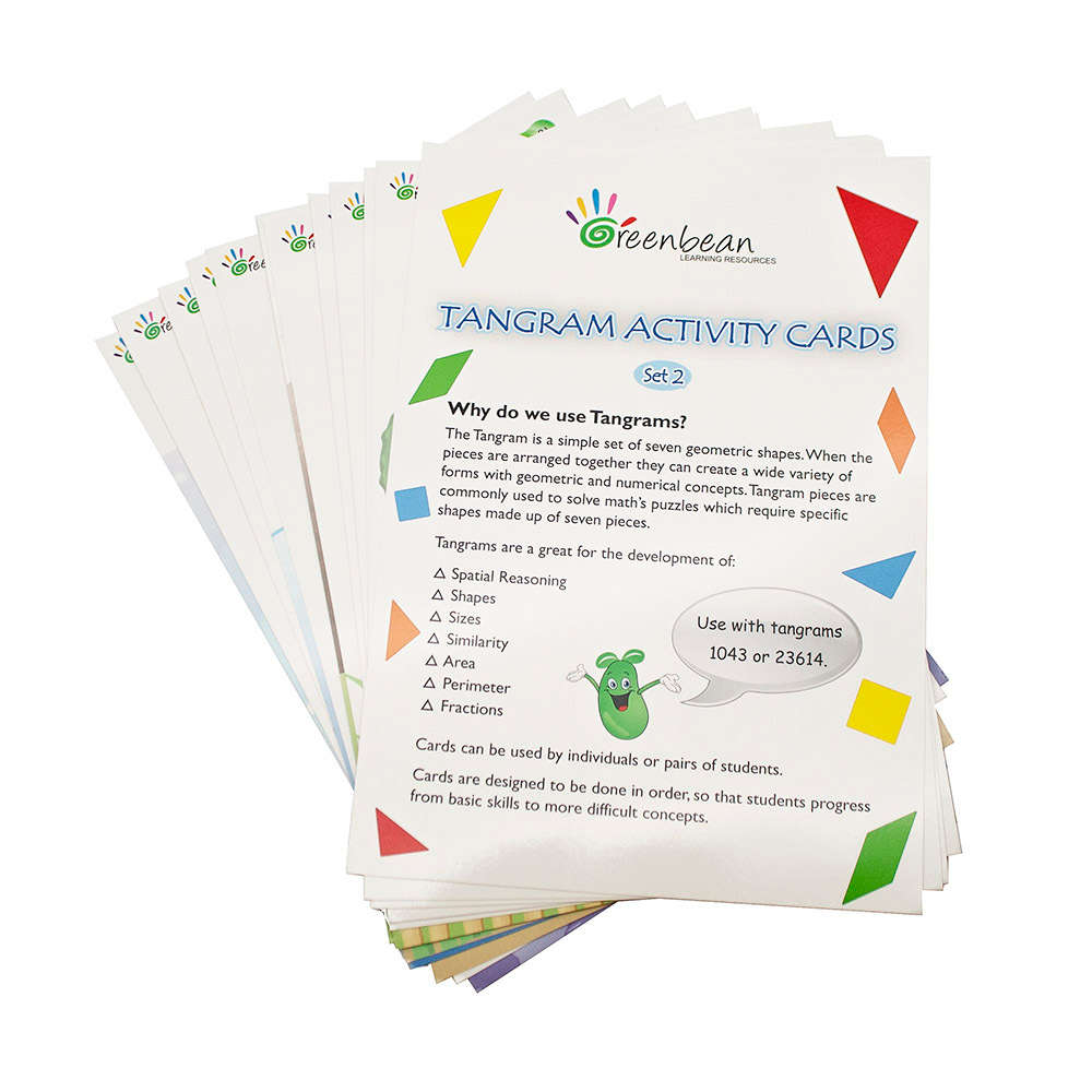 Greenbean - Activity Cards Tangram Set 2