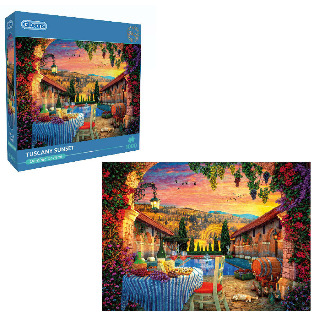 Gibsons - Tuscany Sunset - Jigsaw Puzzle - 1000pcs