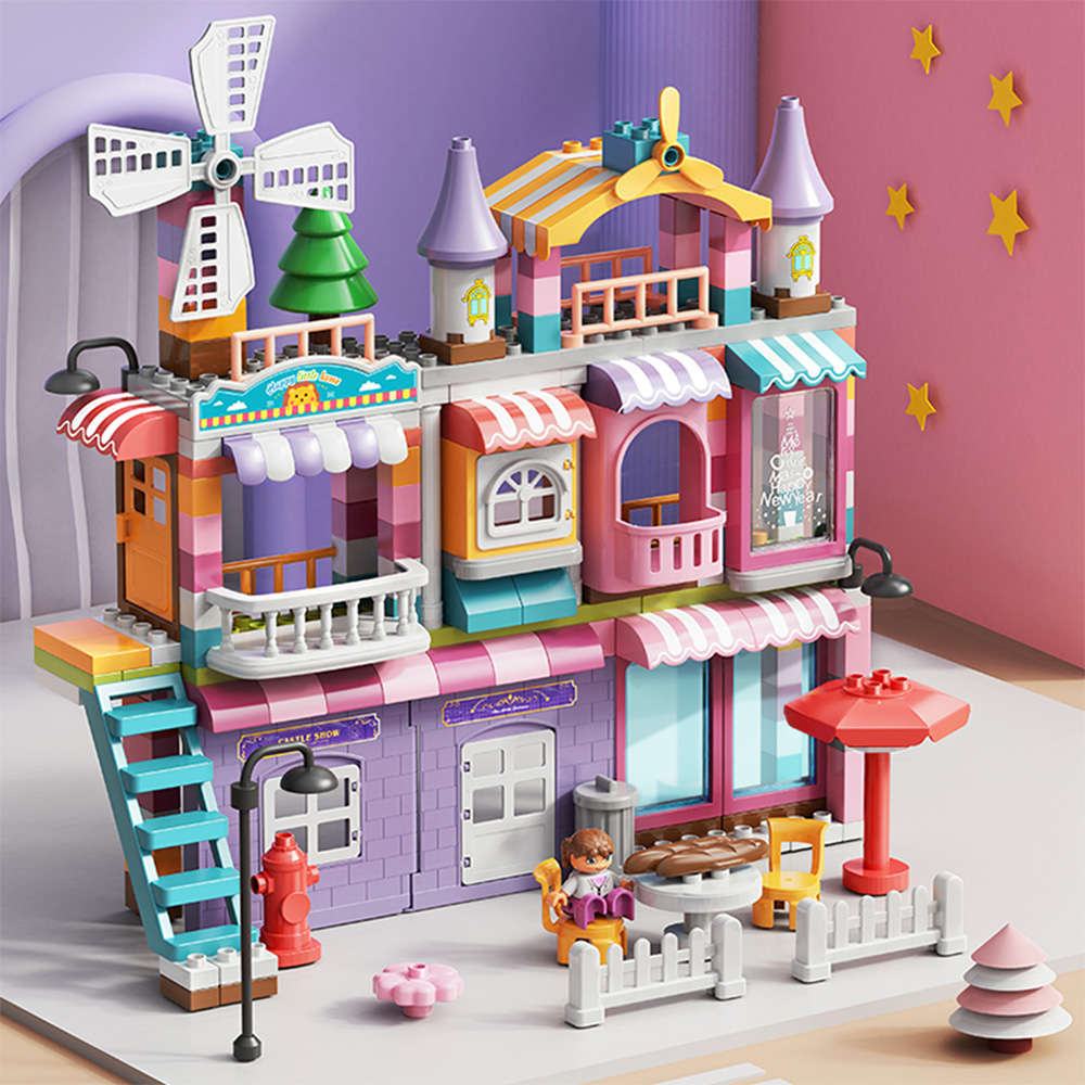 Feelo - Building Block Set - Girls Villa - 400 Pieces