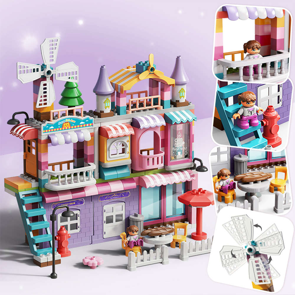 Feelo - Building Block Set - Girls Villa - 400 Pieces