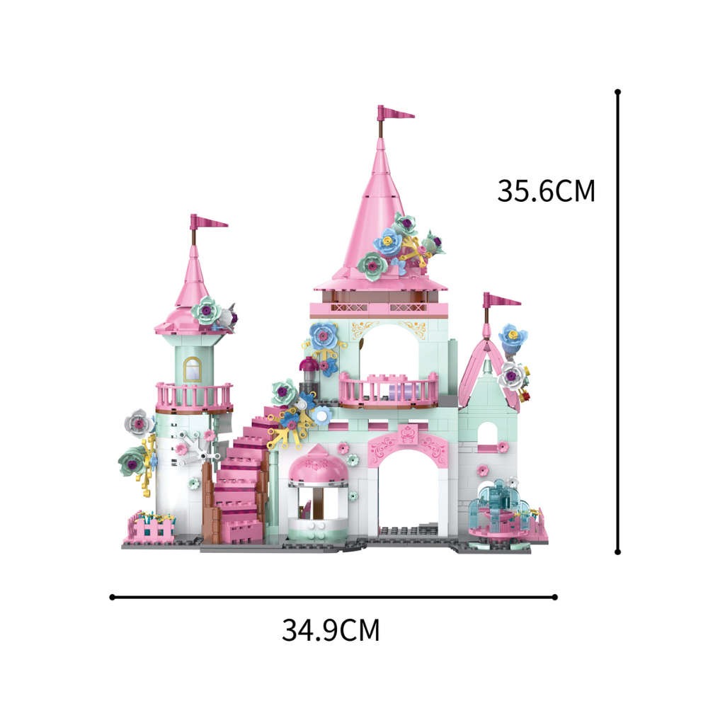 Cogo - Building Block Set - Fairytale Dream Castle - 740 Pieces