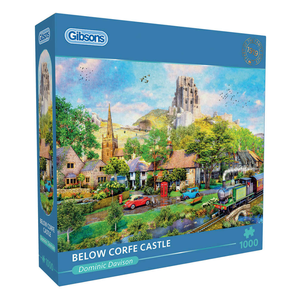 Gibsons - Below Corfe Castle - Jigsaw Puzzle - 1000pcs