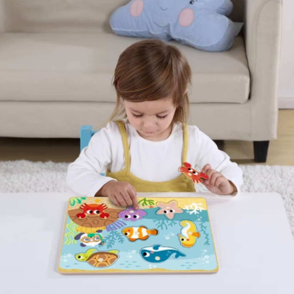 hi Pando - Ocean Themed Animal Puzzle - 8pcs