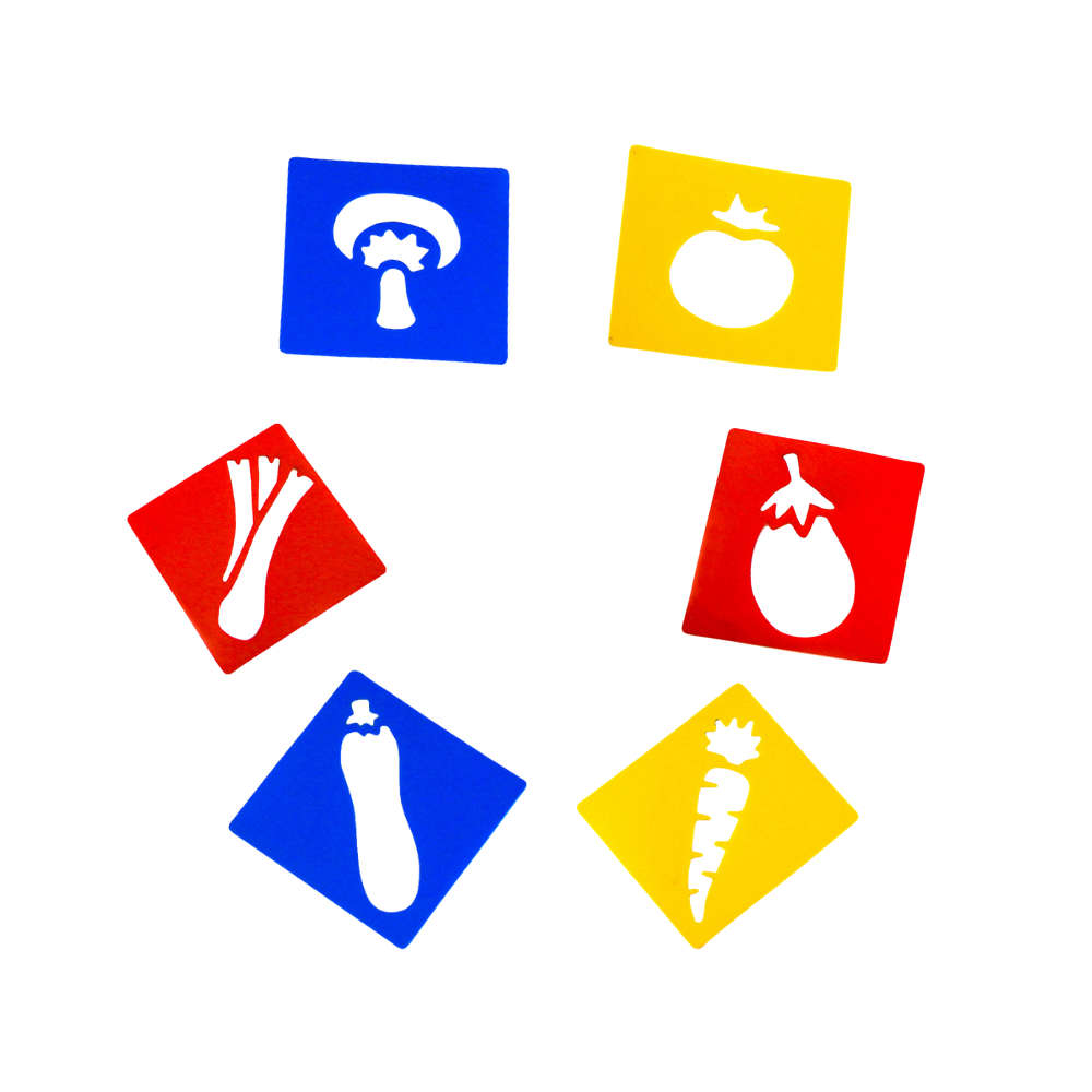 Anthony Peters - Vegetable Stencils - 6pcs