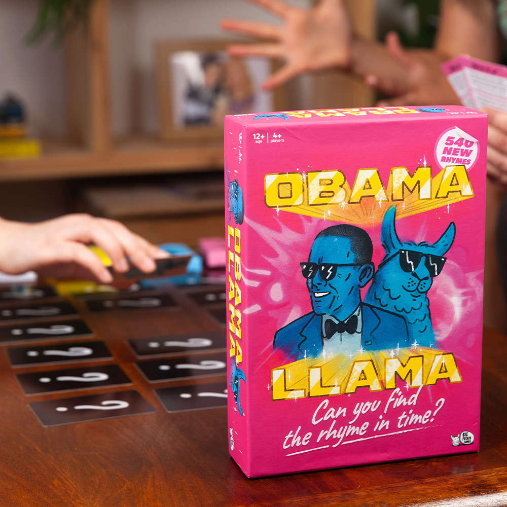 Big Potato Games - Obama Llama - The Rhyming Charades Party Game - 4-20 Players
