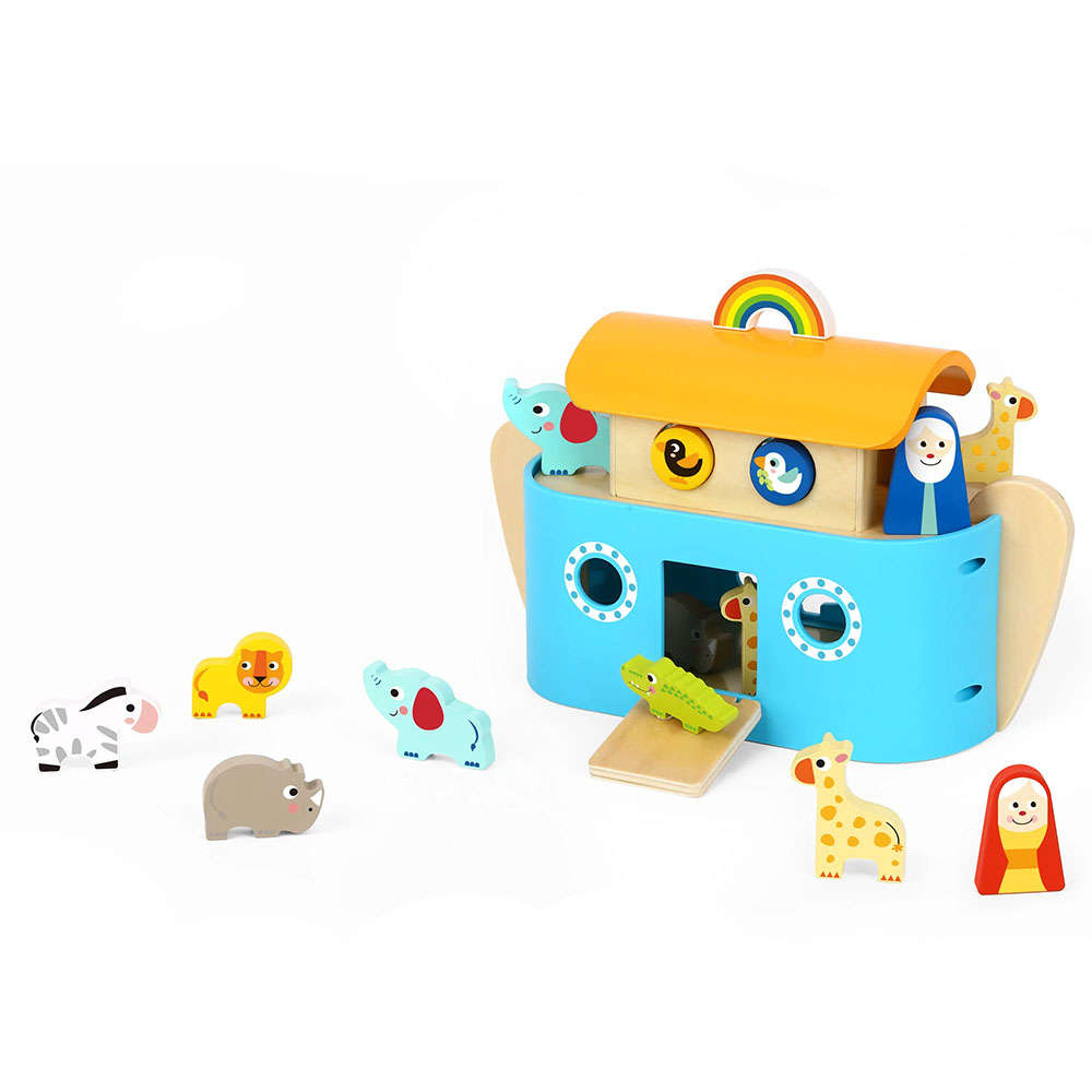 TookyToy - Pretend Play Noah's Ark Toy Set