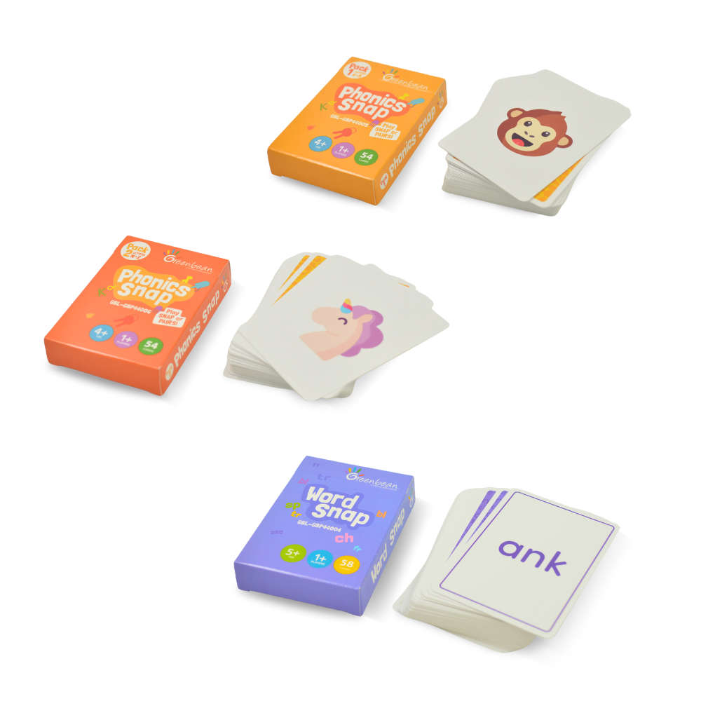 Greenbean - Literacy Snap Card Set