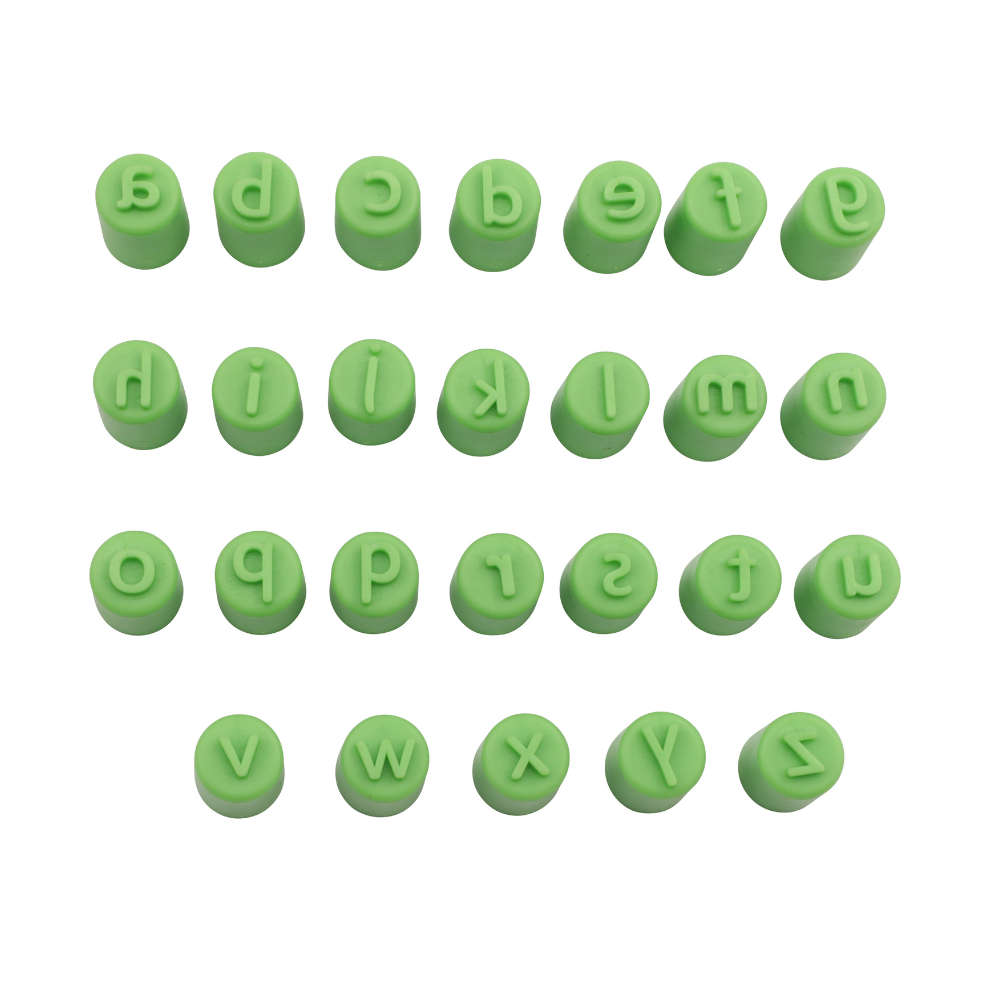 Anthony Peters - Alphabet Thimble Finger Stampers - Lowercase (26)