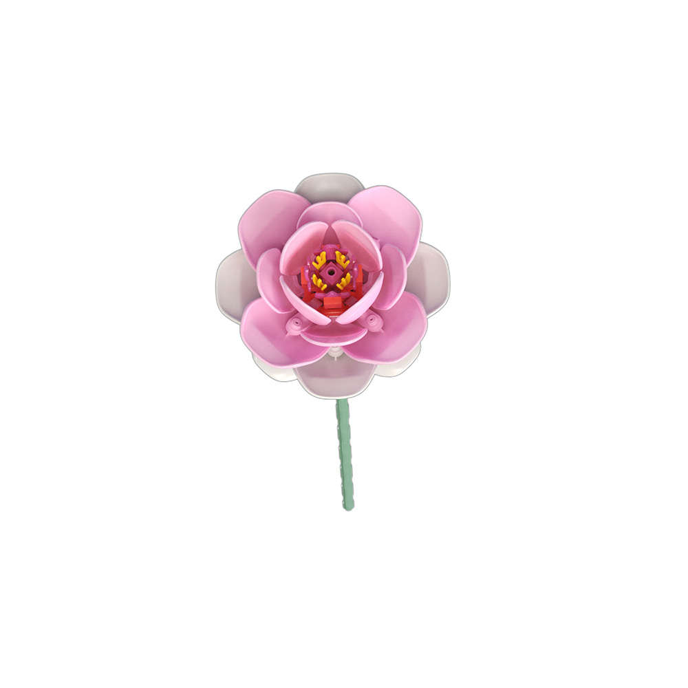 Feelo - Flower - Pink Rose - 92 Pieces