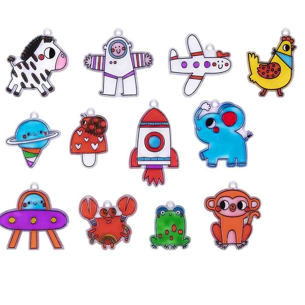 TookyToy - Window Art Kit Animal World