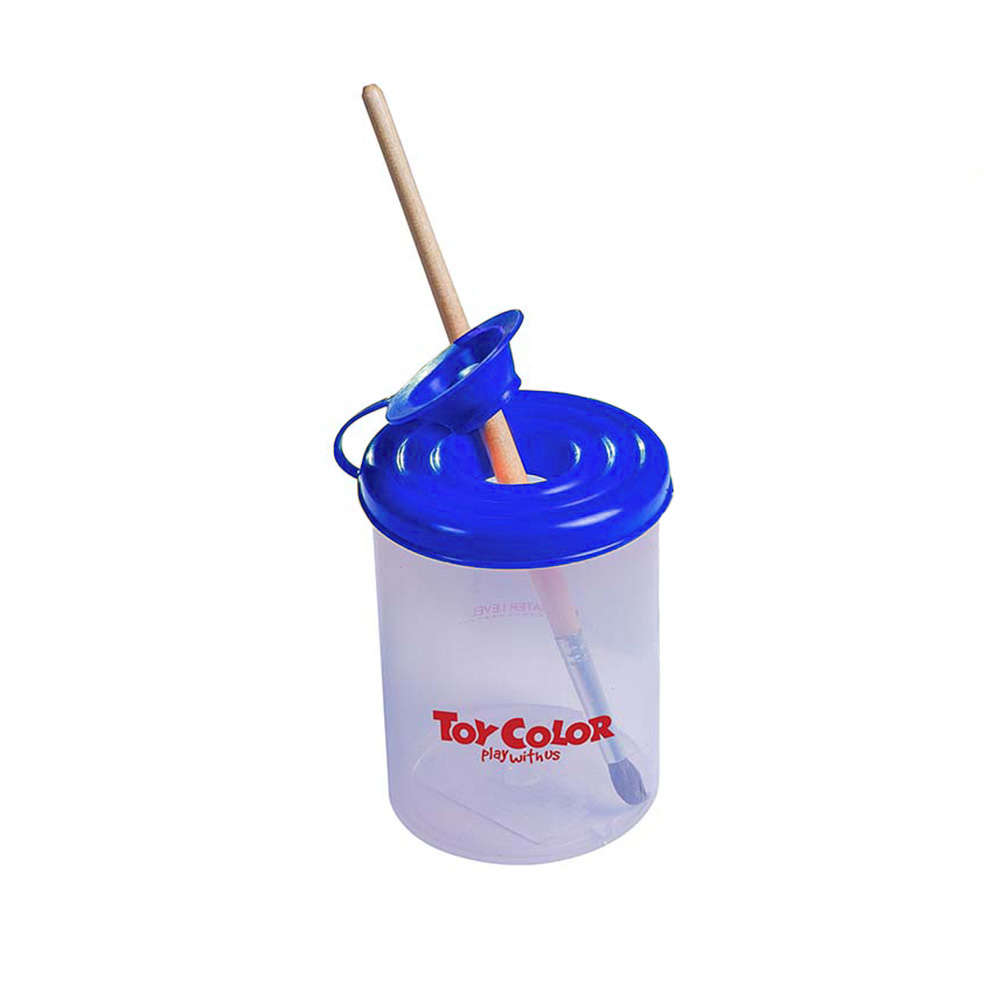 Toy Color - Anti-Spill Round Paint Jar with Lid