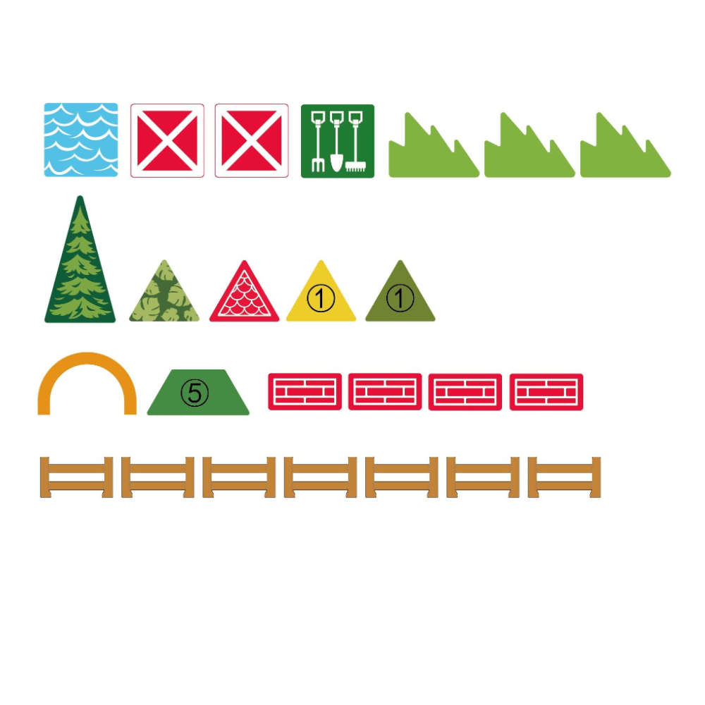 Magnetic Tiles - Farm Animal Set - 30 Pieces