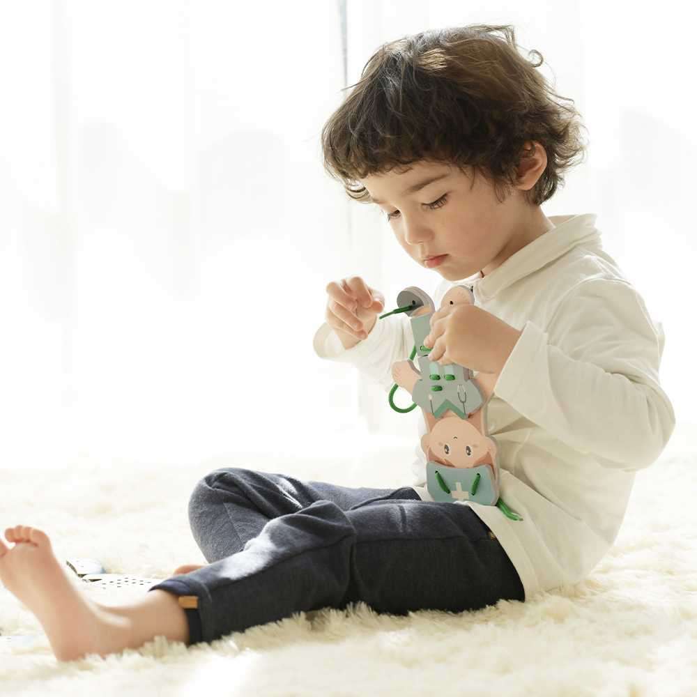 Classic World - 'My Job' Lacing Activity Set: Girl