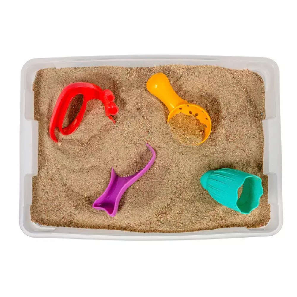 EDX Education - Sensory Sand & Water Play Scoops - 4 Colours - 12pcs