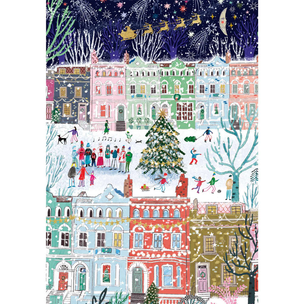 Gibsons - Christmas in London - 3 x 500 Piece Jigsaw Puzzles