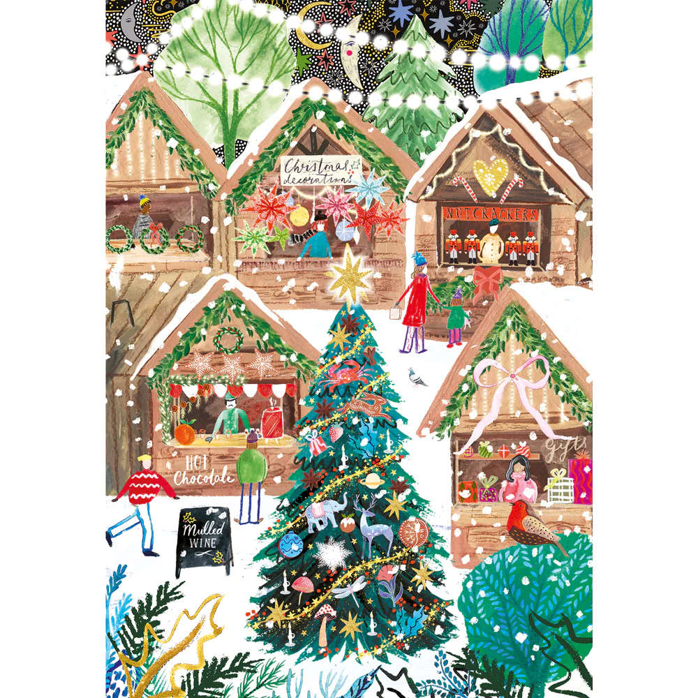 Gibsons - Christmas in London - 3 x 500 Piece Jigsaw Puzzles
