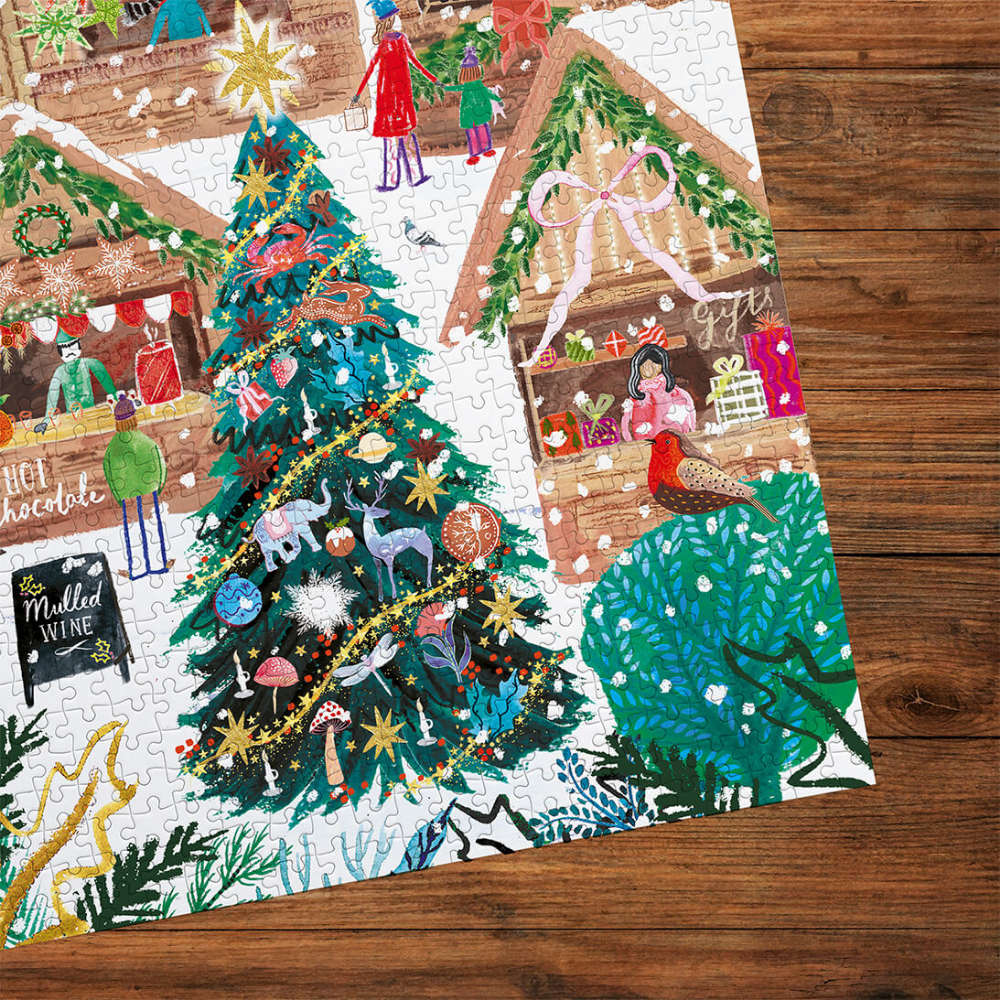 Gibsons - Christmas in London - 3 x 500 Piece Jigsaw Puzzles