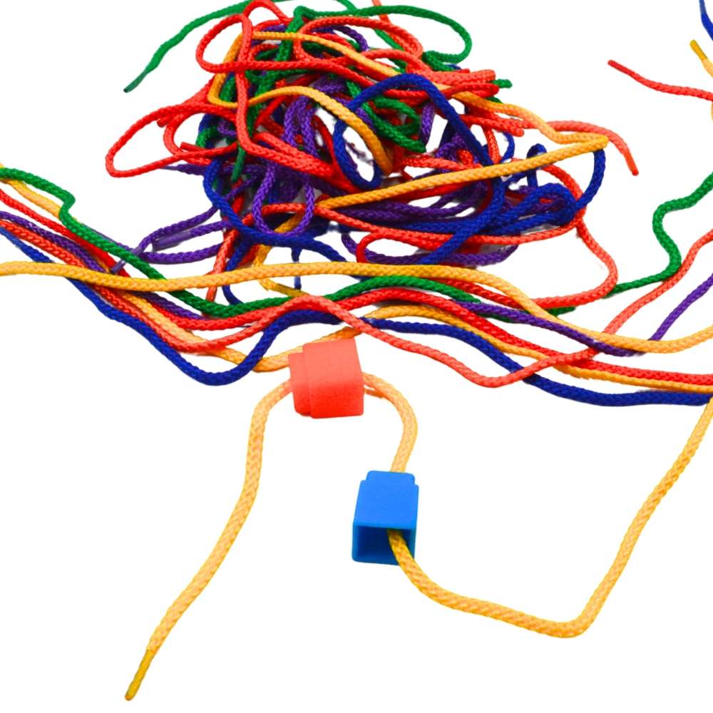 Greenbean - Threading Laces - 6 Colours, 24pcs