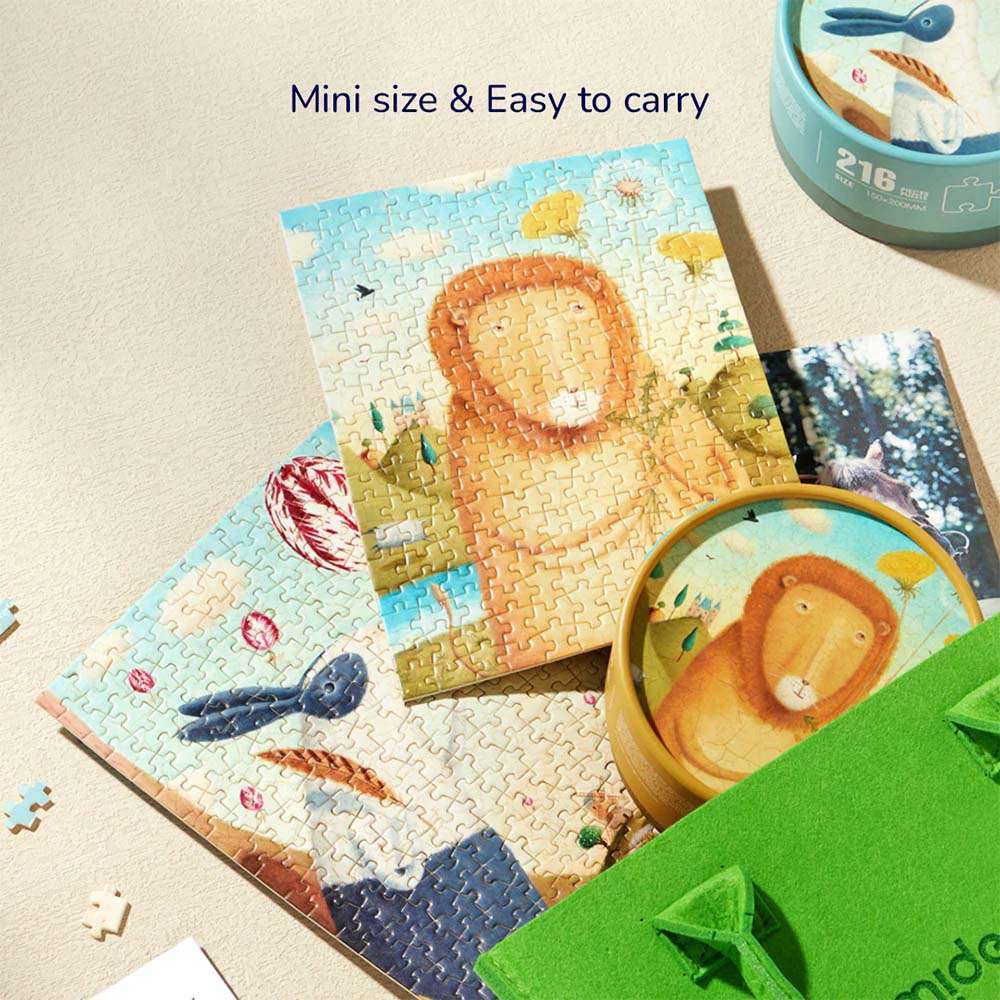 Mideer - Pocket Series Mini Jigsaw Puzzle - Wild Artist - 216pcs