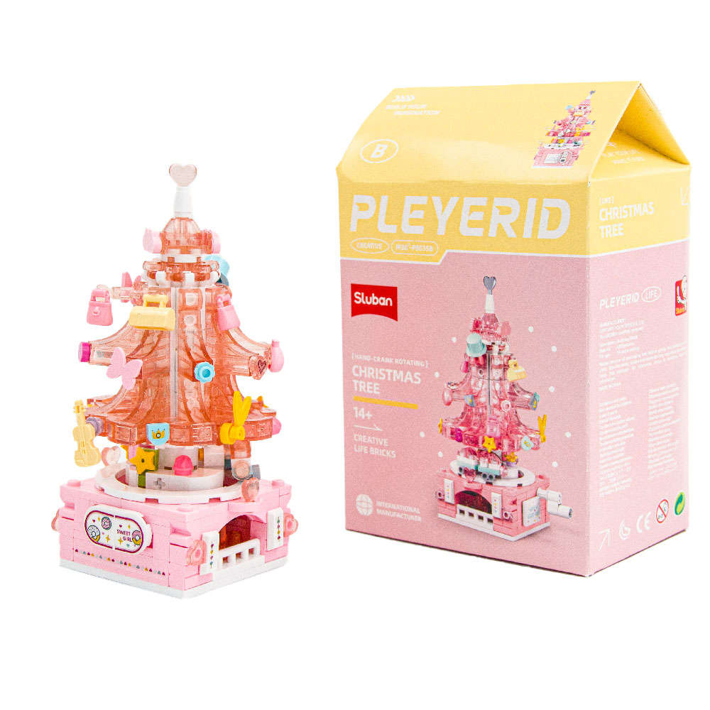 Sluban - Pleyerid - Pink Christmas Tree