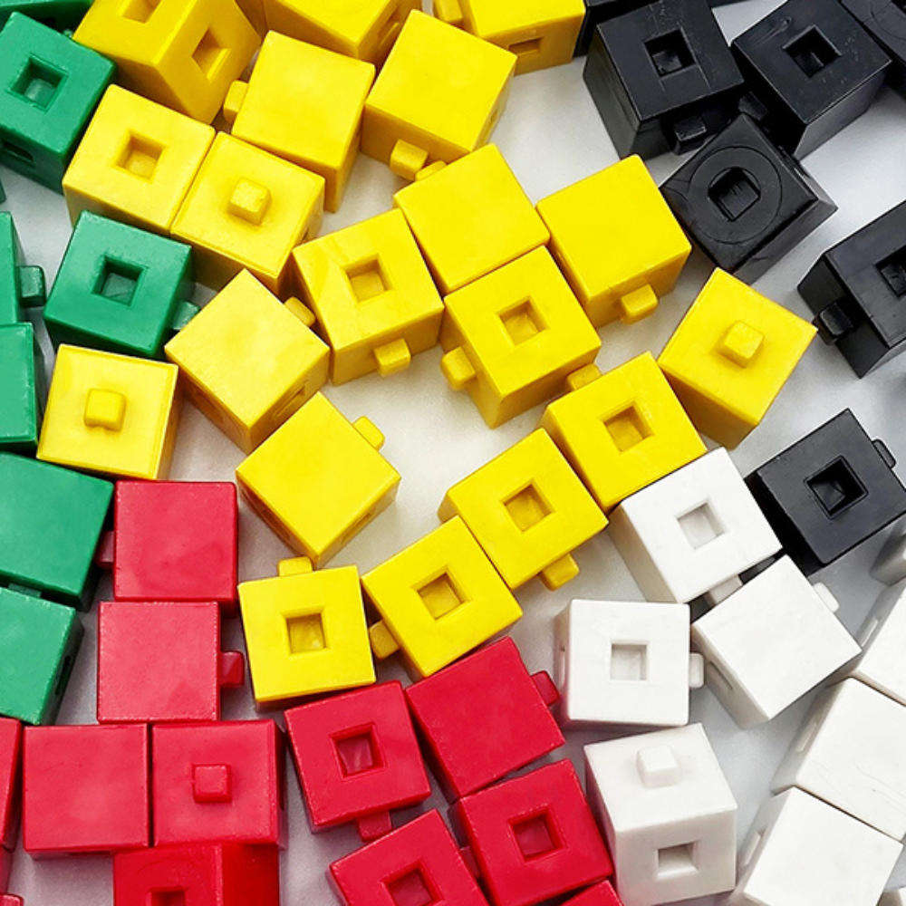 Greenbean - 1cm Interlocking Cubes 1000pcs - Maths Counting Manipulatives