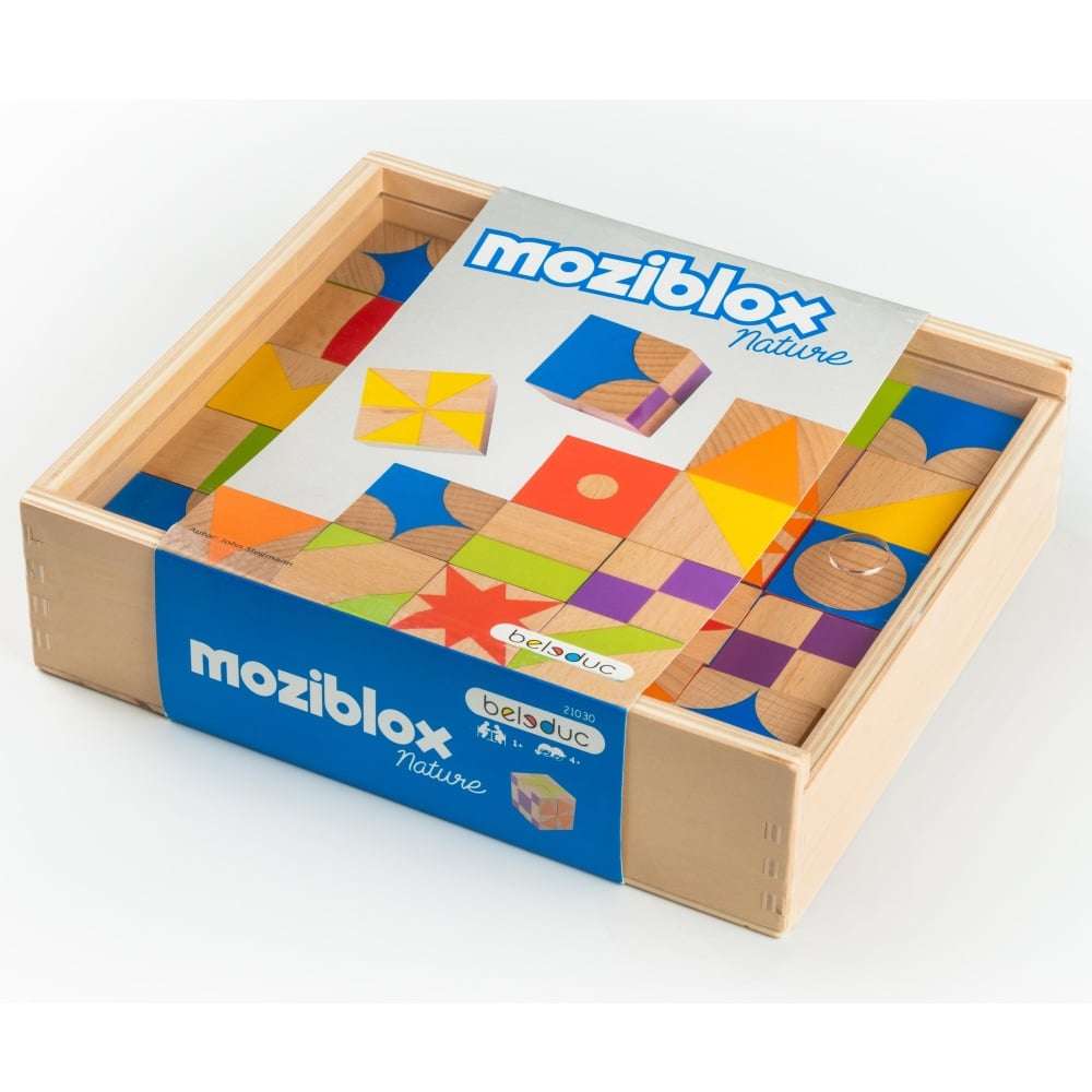 Beleduc - Moziblox Wooden Blocks - Patterning Game - 30pcs -**