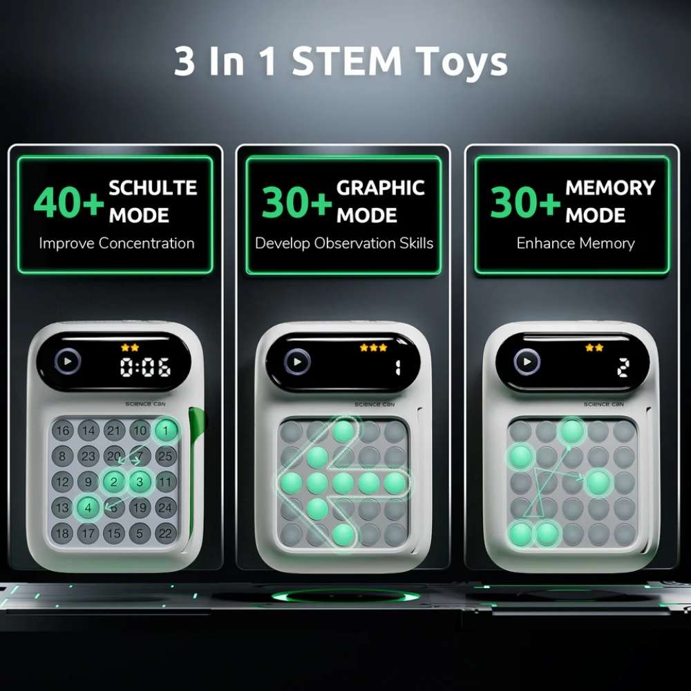 TopBright - Speed Number 3-in-1 STEM Brain Training Game for Kids