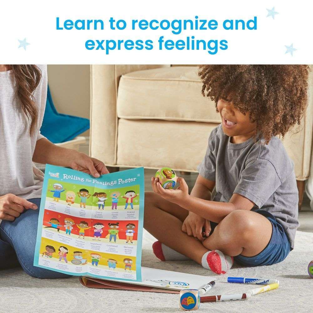 Hand2Mind Rolling for Feelings - Emotions Learning Game for Kids