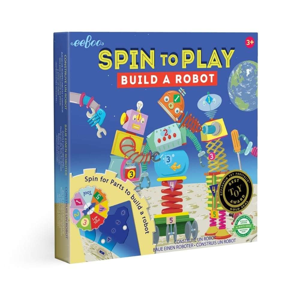 eeBoo - Build A Robot Spinner Puzzle Game -**