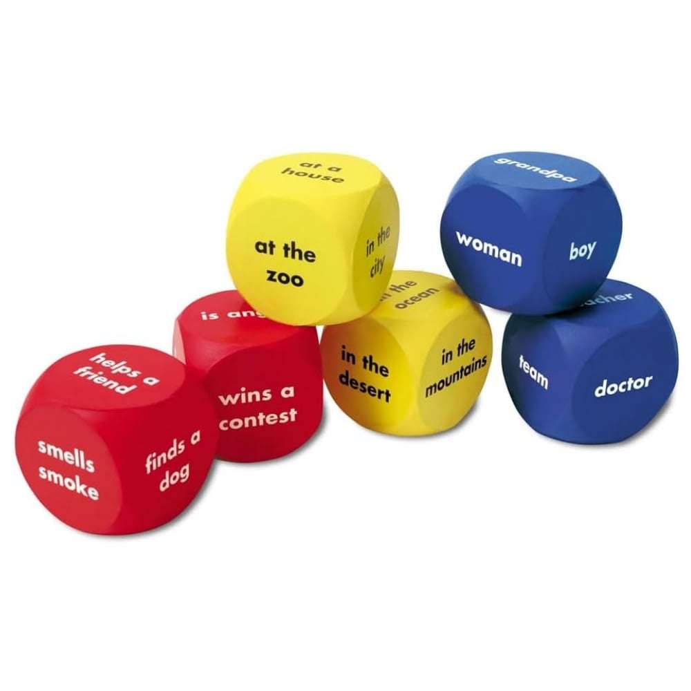 Learning Resources - Story Starter Word Cubes: Reading Comprehension Game Ages 5+