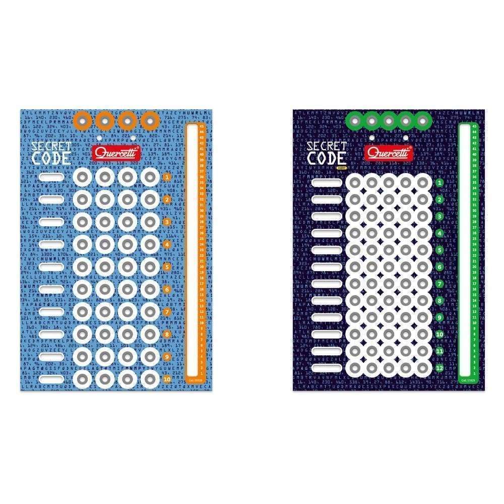 Quercetti - Secret Code Breaking Game - Logic & Strategy Board Game for Kids